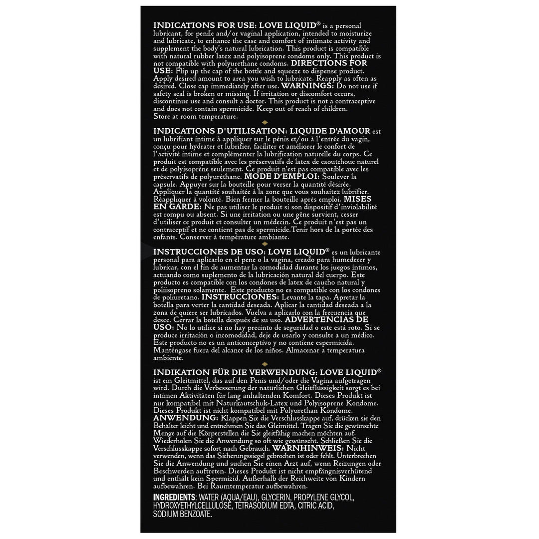 Kama Sutra Love Liquid Classic Water Based Lube