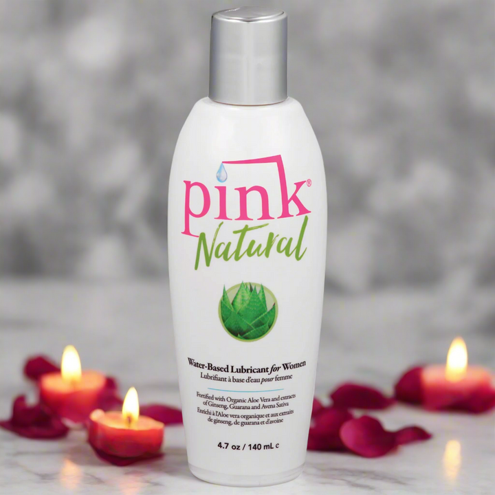 Pink Natural Water Based Lubricant For Women