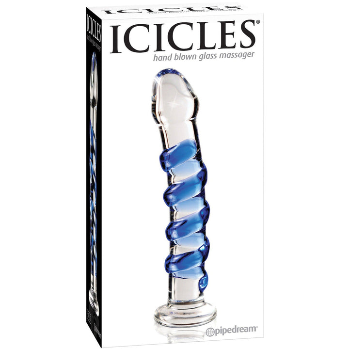 Icicles No. 5 Hand Blown Glass Massager