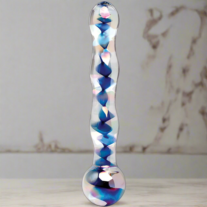 Icicles No. 8 Hand Blown Glass Massager