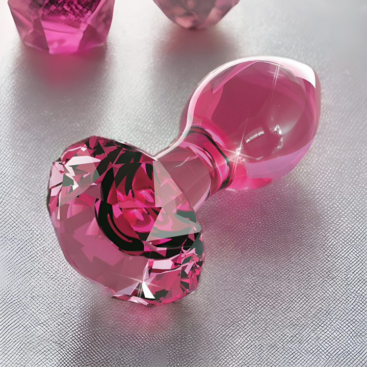 Icicles No. 79 Hand Blown Glass Diamond Butt Plug
