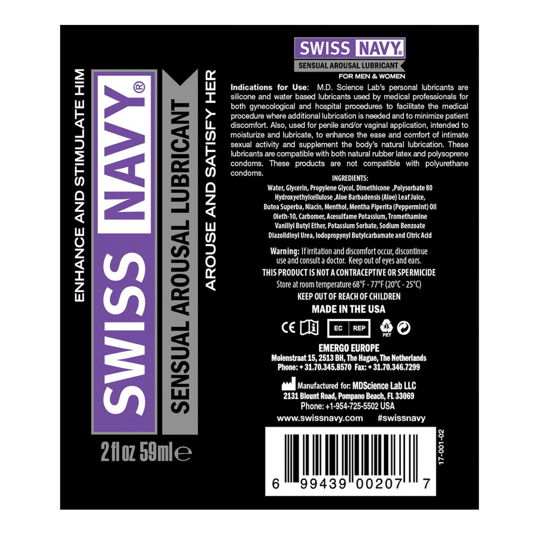 Swiss Navy Sensual Arousal Lubricant