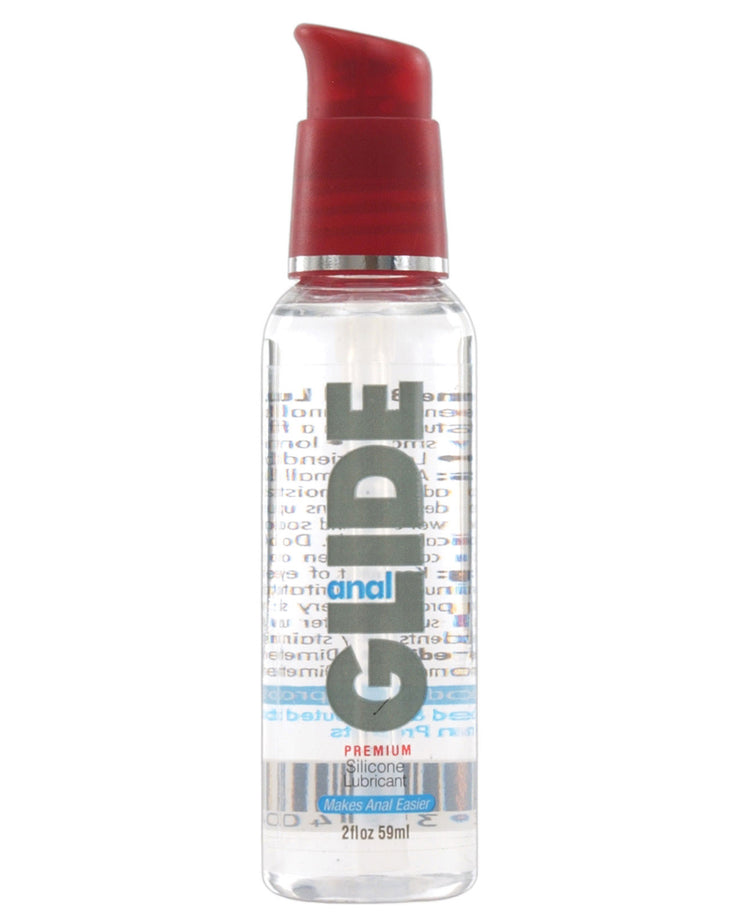 Anal Glide Silicone Lubricant - 2 Oz Pump Bottle