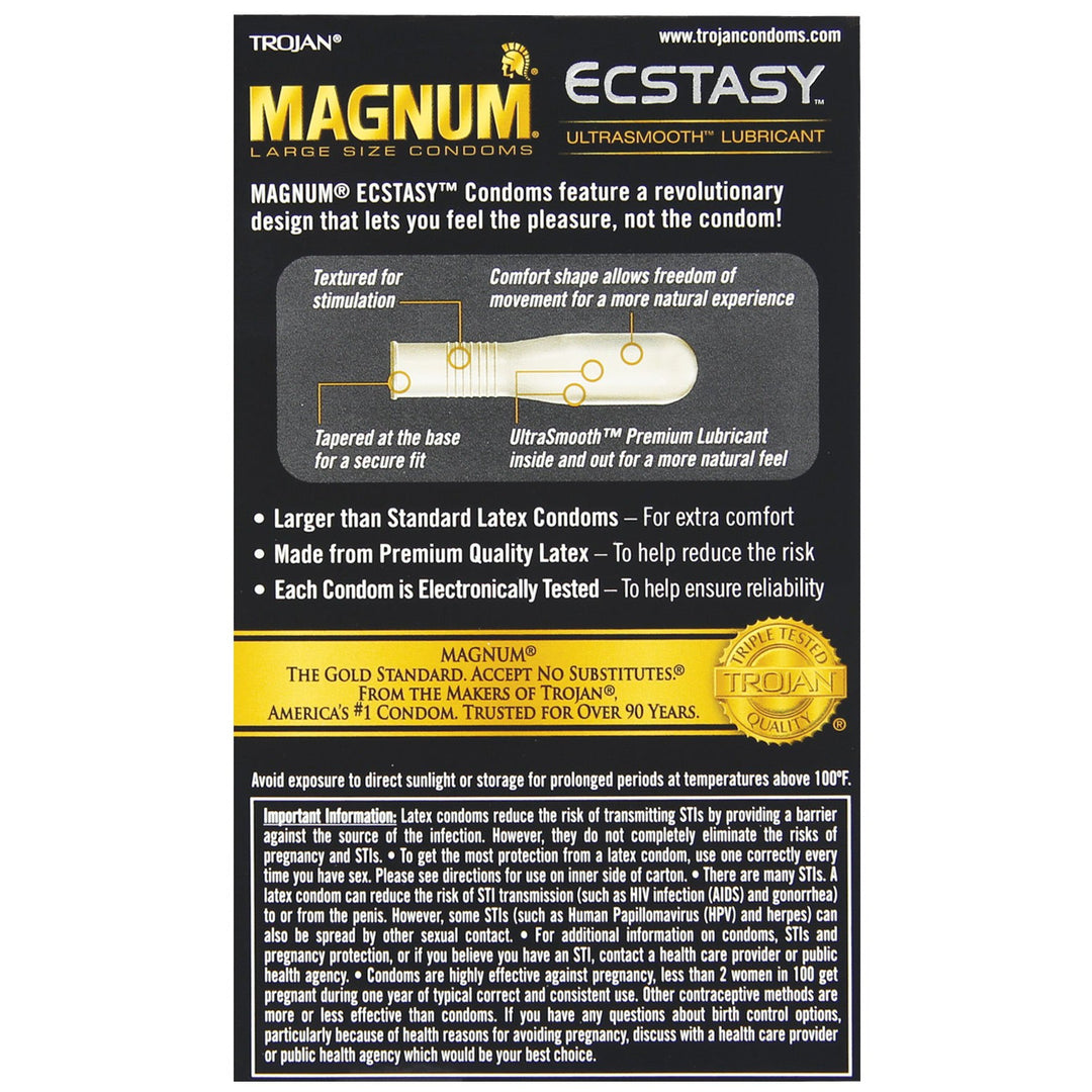 Trojan Magnum Ecstasy Condoms
