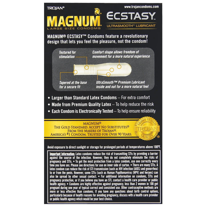 Trojan Magnum Ecstasy Condoms