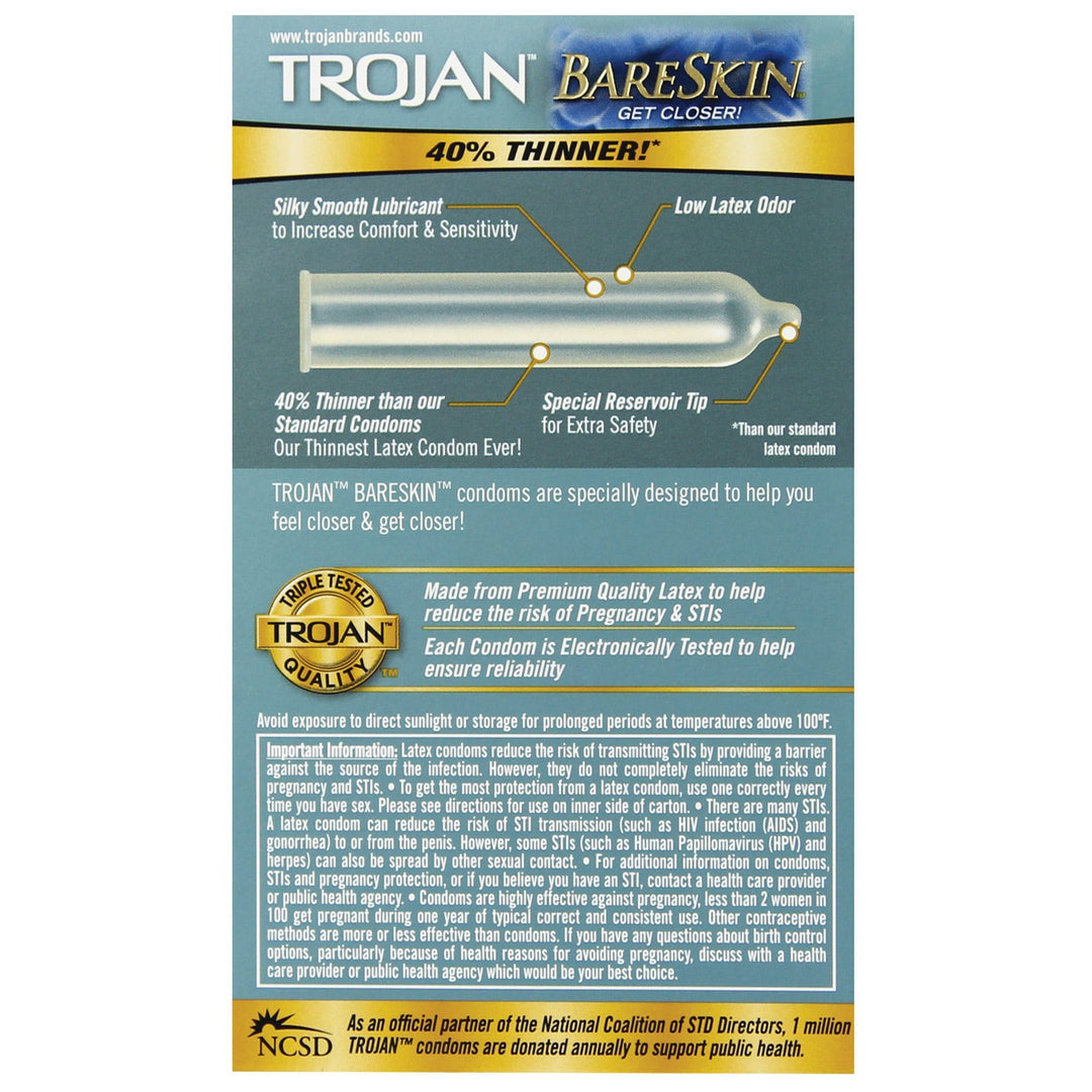 Trojan Bare Skin Condoms