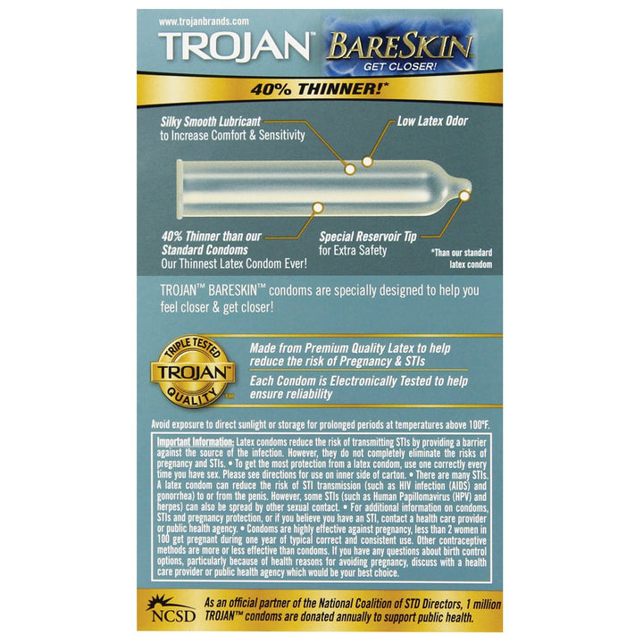 Trojan Bare Skin Condoms