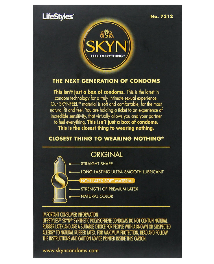 Lifestyles Skyn Non-latex - Box Of 12