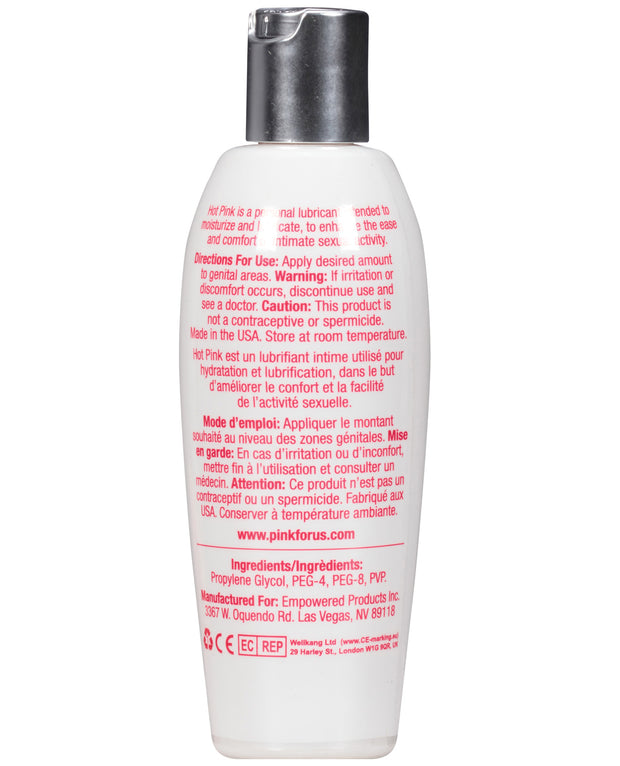 Hot Pink Lube - 4.7 Oz Bottle