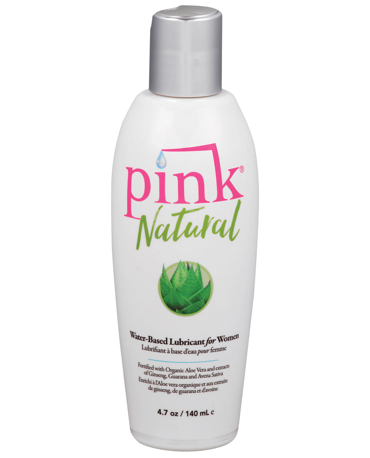 Pink Natural Water Based Lubricant For Women - 4.7 Oz