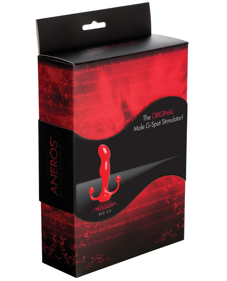 Aneros Progasm Male Prostate Stimulator - Red Ice