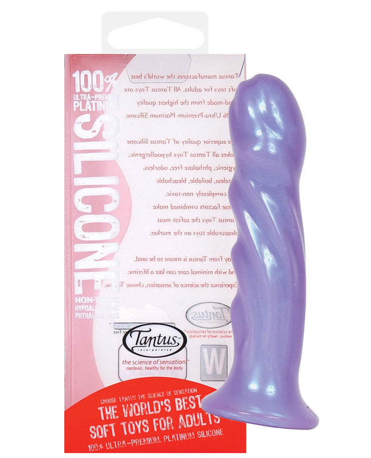 Tantus Goddess Silicone Vibrating Dildo - Purple Haze