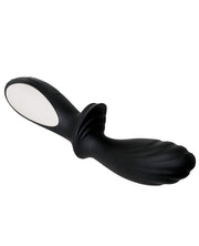 Adam & Eve Silicone Warming Prostate Massager - Black