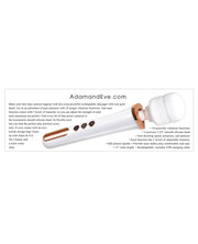 Adam & Eve Magic Massager Rechargeable Rose Gold Edition - White