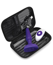 B-vibe Remote Trio Plug W-3 Motors - Purple