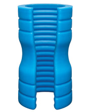 Optimale Truskyn Silicone Stroker Ribbed - Blue