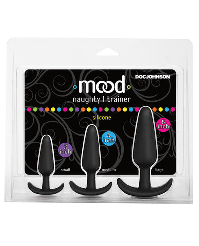 Mood Naughty 1 Anal Trainer Set - Black Set Of 3