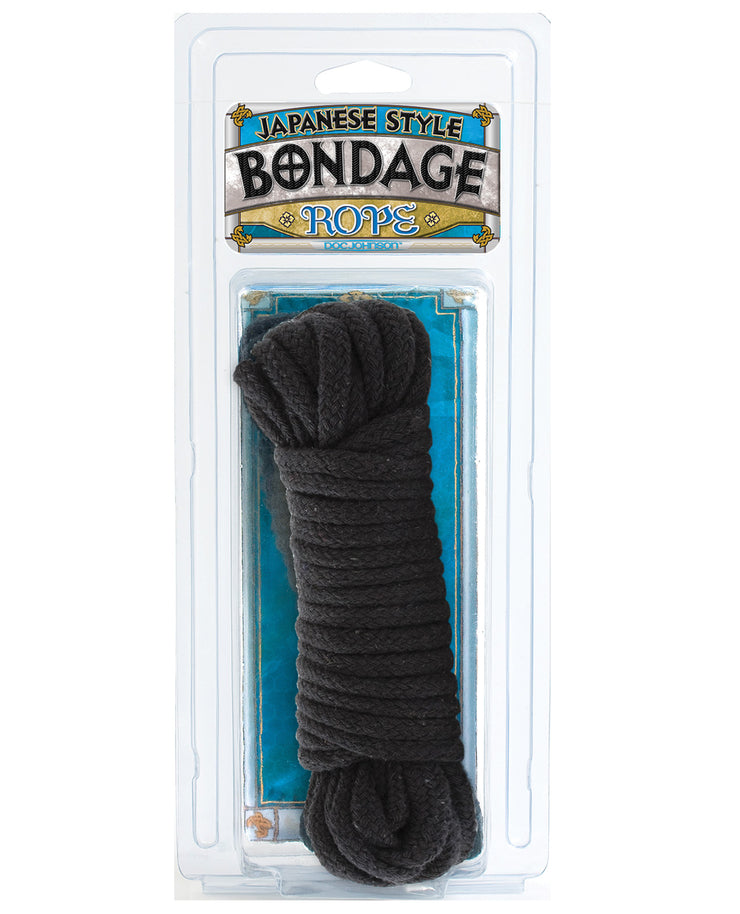 Japanese Style Bondage Cotton Rope - Black