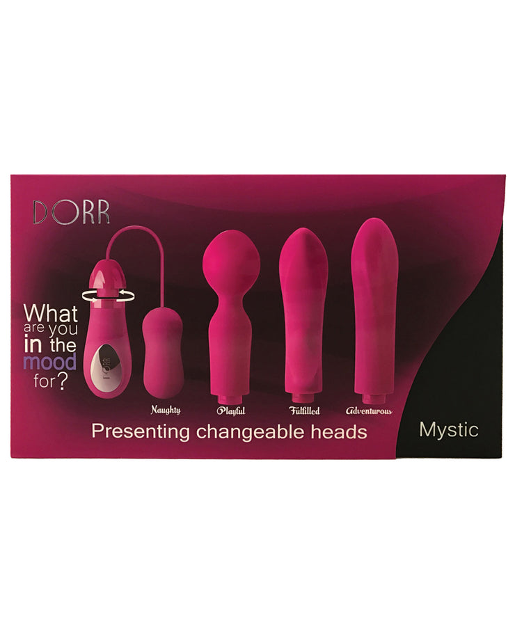 Dorr Mystic Switchable Head Vibe Set - Pink Set Of 4