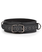 Easy Toys Fetish Collar W-leash - Black