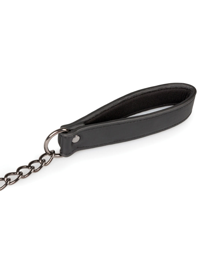 Easy Toys Fetish Collar W-leash - Black