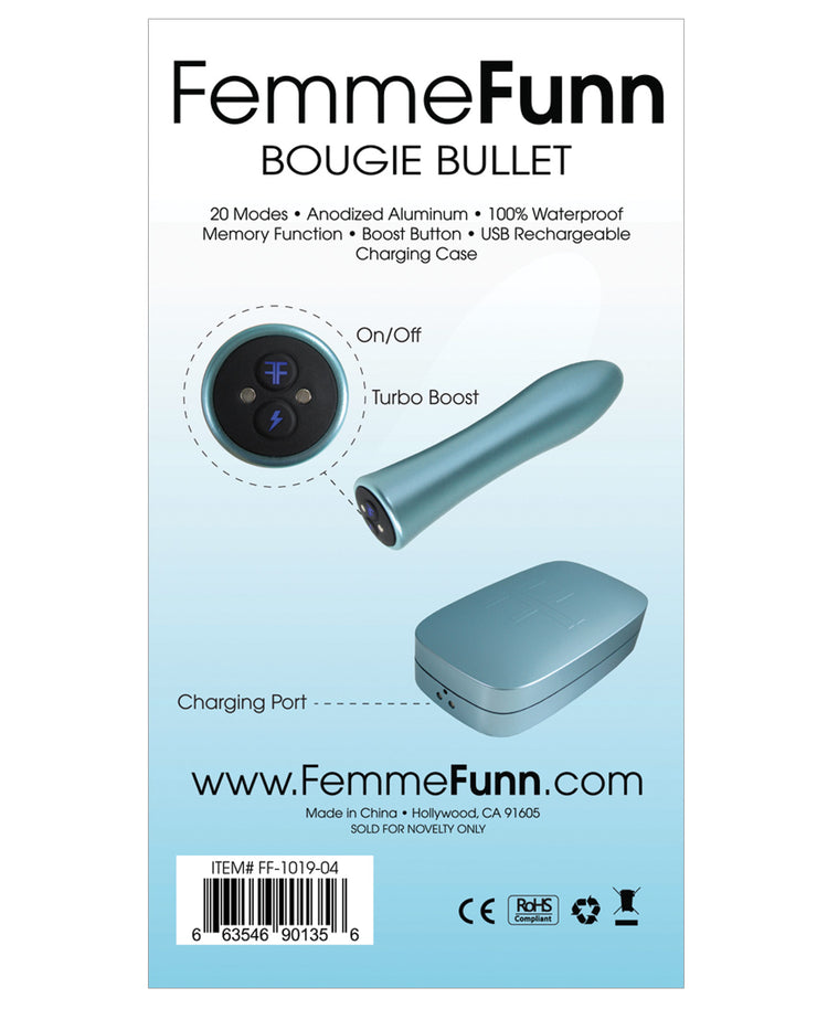 Femme Funn Bougie Bullet - Light Blue