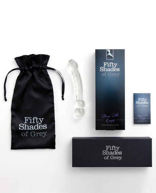 Fifty Shades Of Grey Drive Me Crazy Glass Massage Wand