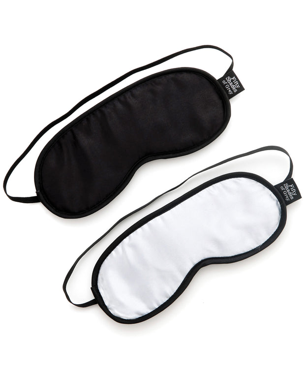 Fifty Shades Of Grey No Peeking Blindfold Twin Pack