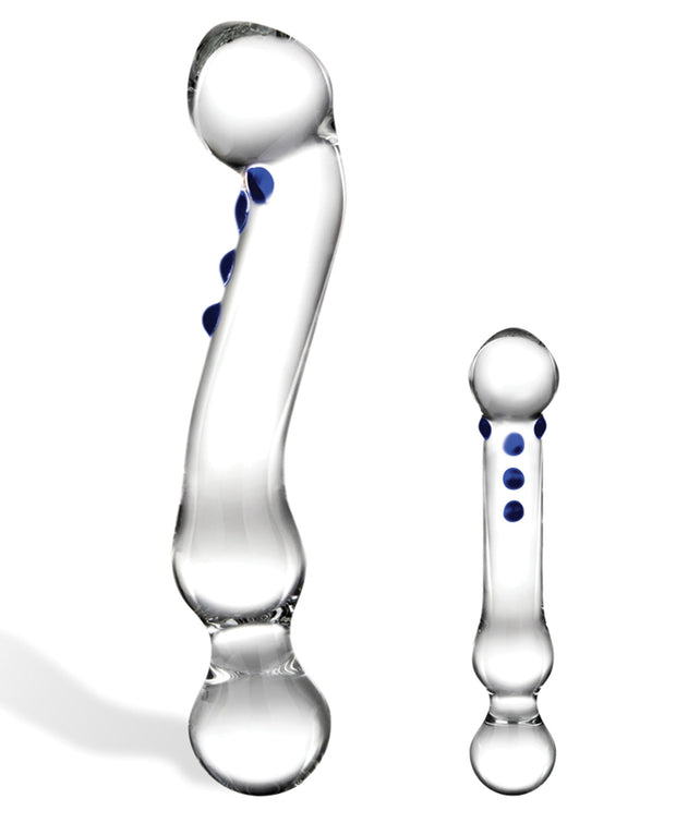 Glas 6" Curved G-spot Glass Dildo