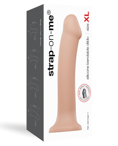 Strap On Me Silicone Bendable Dildo Xlarge - Flesh