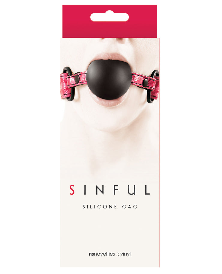 Sinful Soft Silicone Gag - Pink