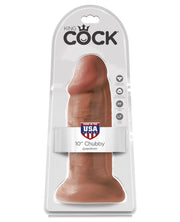 King Cock 10" Chubby - Tan