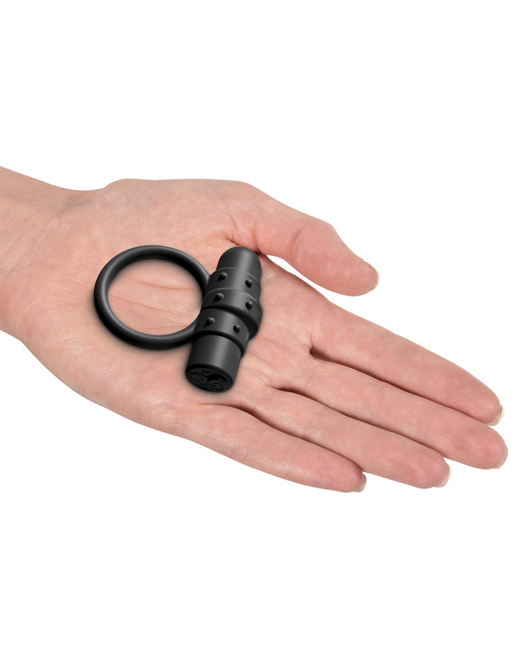 Sir Richards Control Vibrating Silicone C-ring - Black