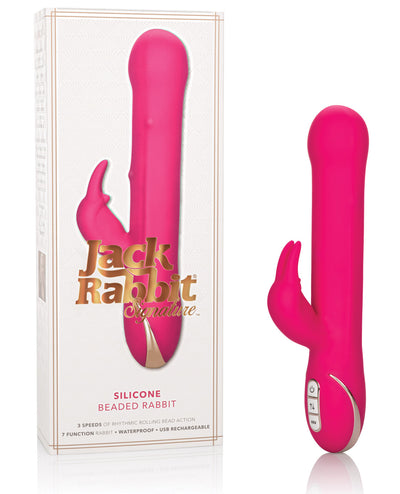 Jack Rabbits Signature Silicone Beaded Rabbits - Pink