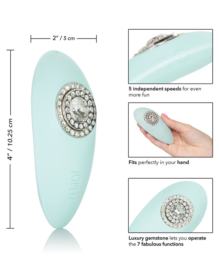 Pave Curved Intimate Massager W-crystal - Grace