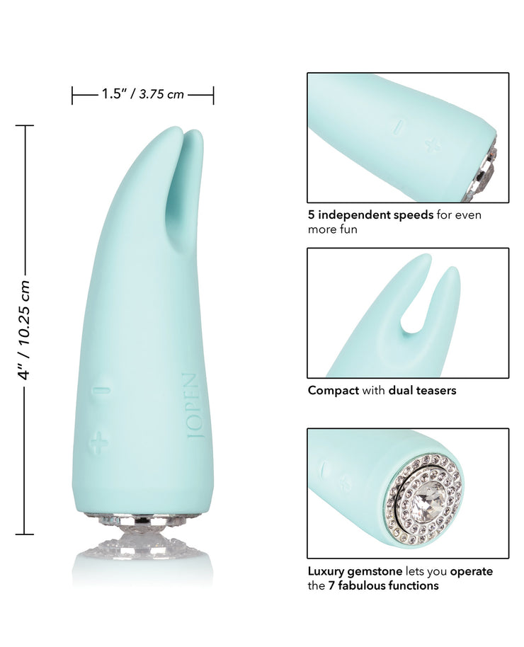 Pave Compact Dual Teaser Massager W-crystal - Diana