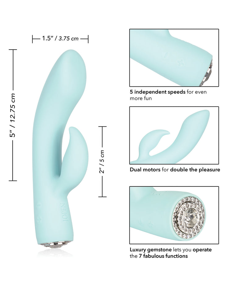 Pave Flexible Dual Motor Massager W-crystal - Marilyn