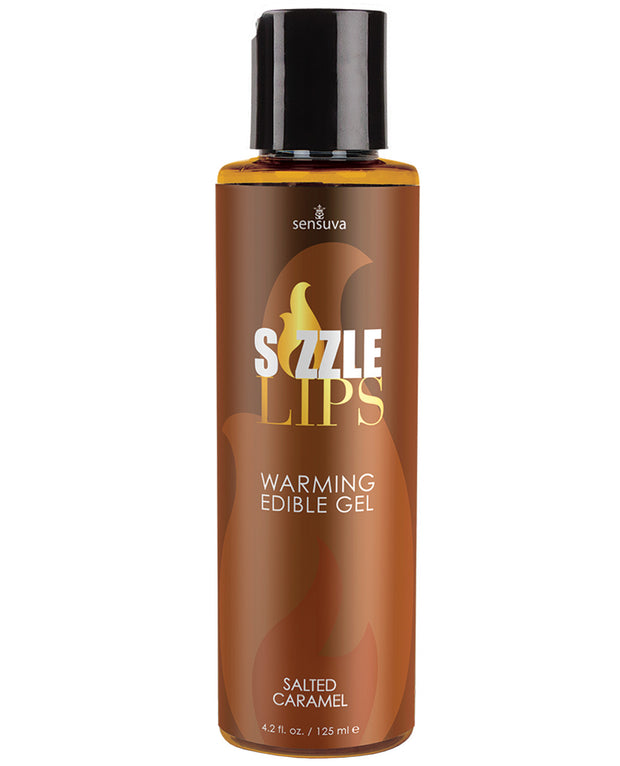 Sensuva Sizzle Lips Warming Gel - 4.2 Oz Salted Caramel