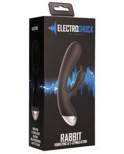 Shots Electroshock E-stimulation Rabbit Vibrator - Black