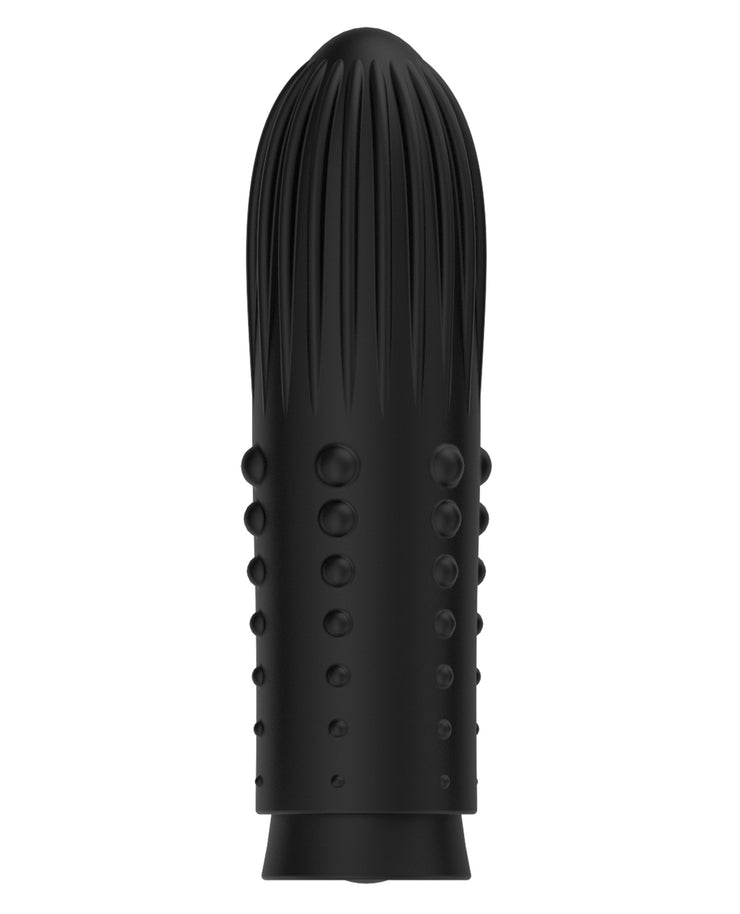 Shots Elegance Lush Rechargeable Bullet - 10 Funtion Black