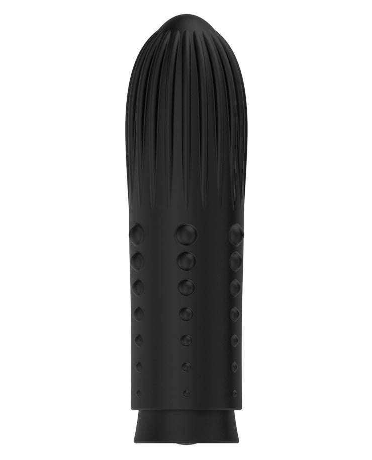 Shots Elegance Lush Rechargeable Bullet - 10 Funtion Black