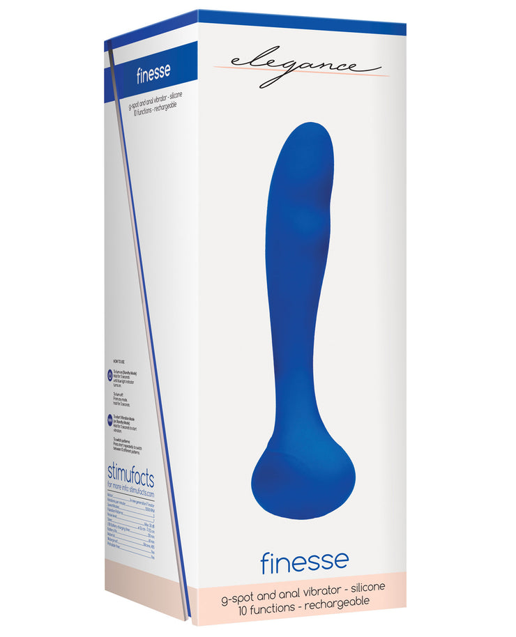 Shots Elegance Rechargeable G-spot - Blue