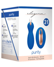 Shots Elegance Dual Vibrating Keagle Balls & Remote - Blue