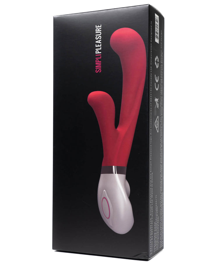 Simpli Trading Dual Action Waterproof Rechargable Luxury Vibrator