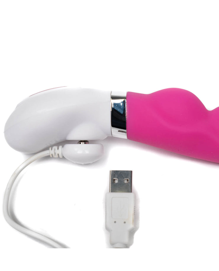 Simpli Trading Triple Beaded Waterproof Rechargeable 10 Speed Vibrator