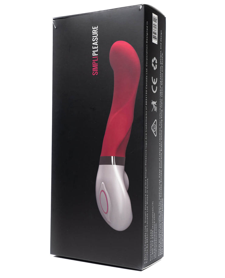 Simpli Trading Rechargeable G-spot & Clitoral Luxury Vibrator